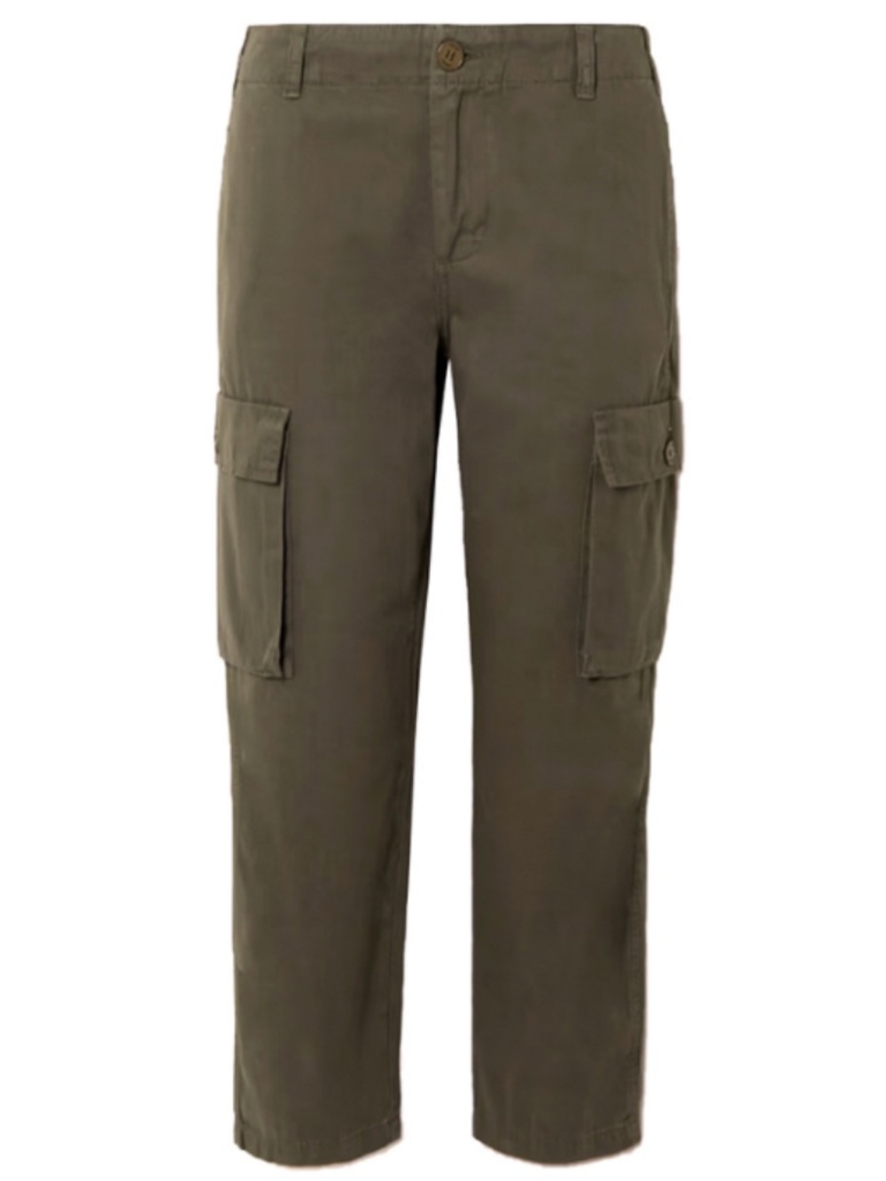FRAME Relaxed Utility Pants in Army Green